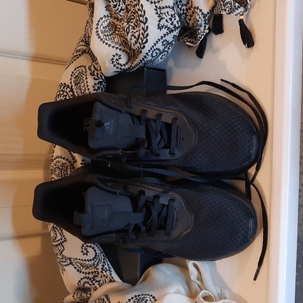 Adidas Women's Black Cloud Foam Sneakers